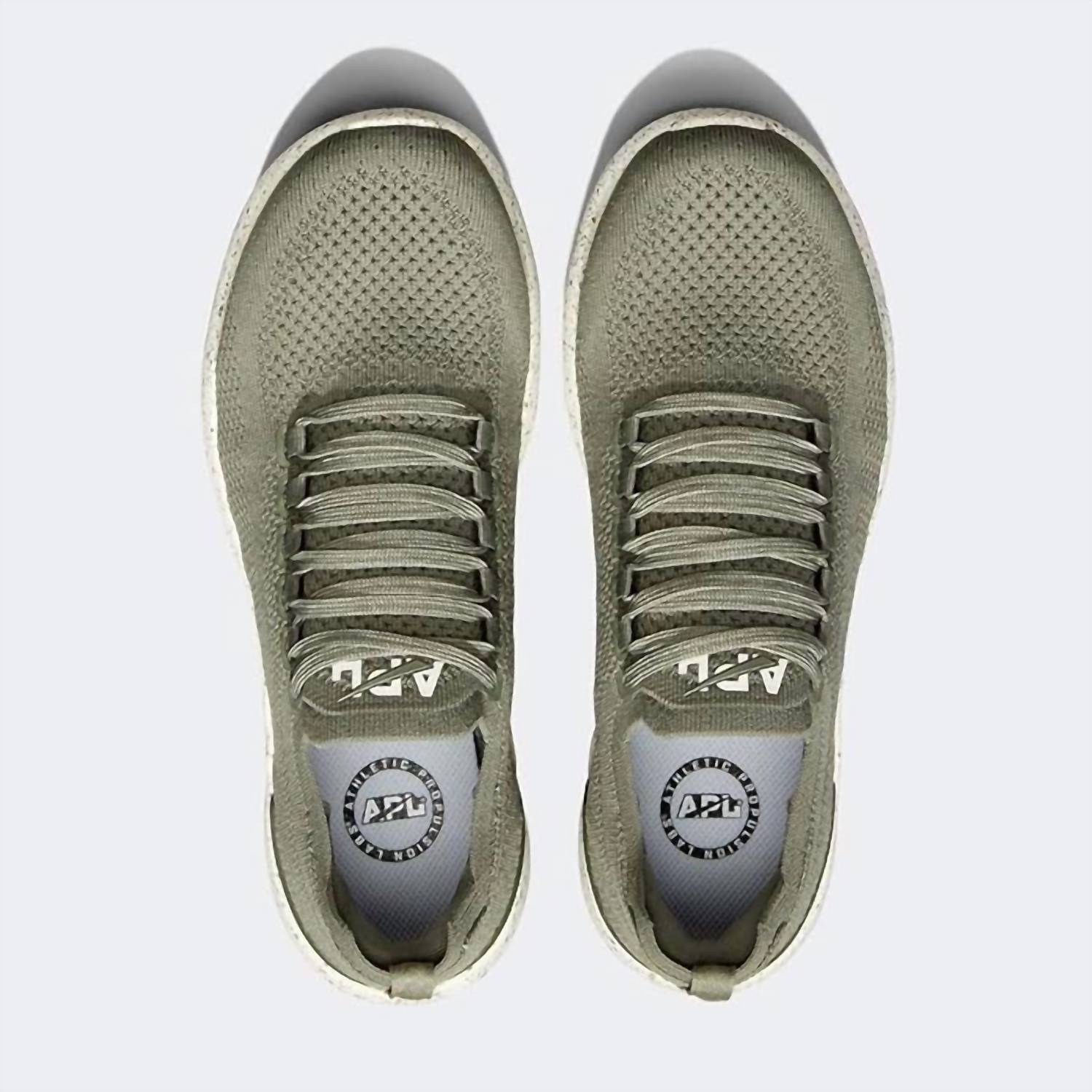 New Apl Men's Techloom Breeze Shoe In Fatigue/Pristine/Speckle